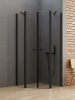 NEW TRENDY Kabina prysznicowa pięciokątna NEW SOLEO BLACK 90x90x195 K-0617